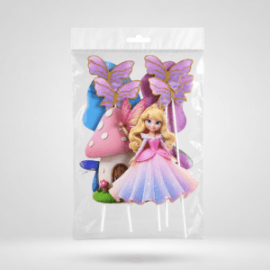 Premium Fairytale Theme Paper Cake Toppers (Ready to Use)