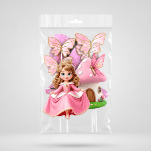 Premium Fairytale Theme Paper Cake Toppers (Ready to Use)