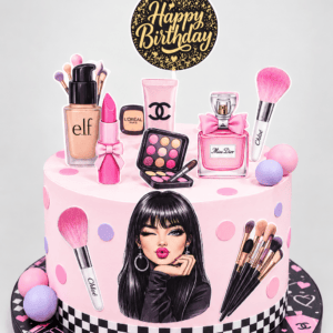 Makeup Theme Dummy Cake