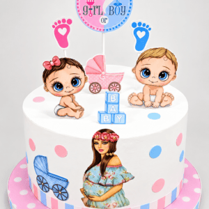 Baby Shower Theme Dummy Cake