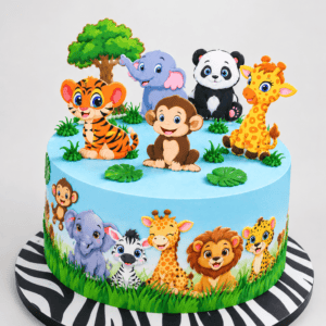 Jungle theme Dummy Cake